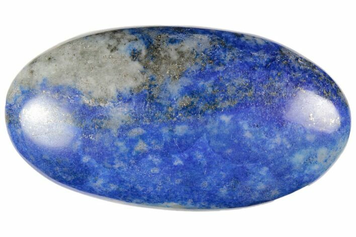 Polished Lapis Lazuli Palm Stone - Pakistan #187643